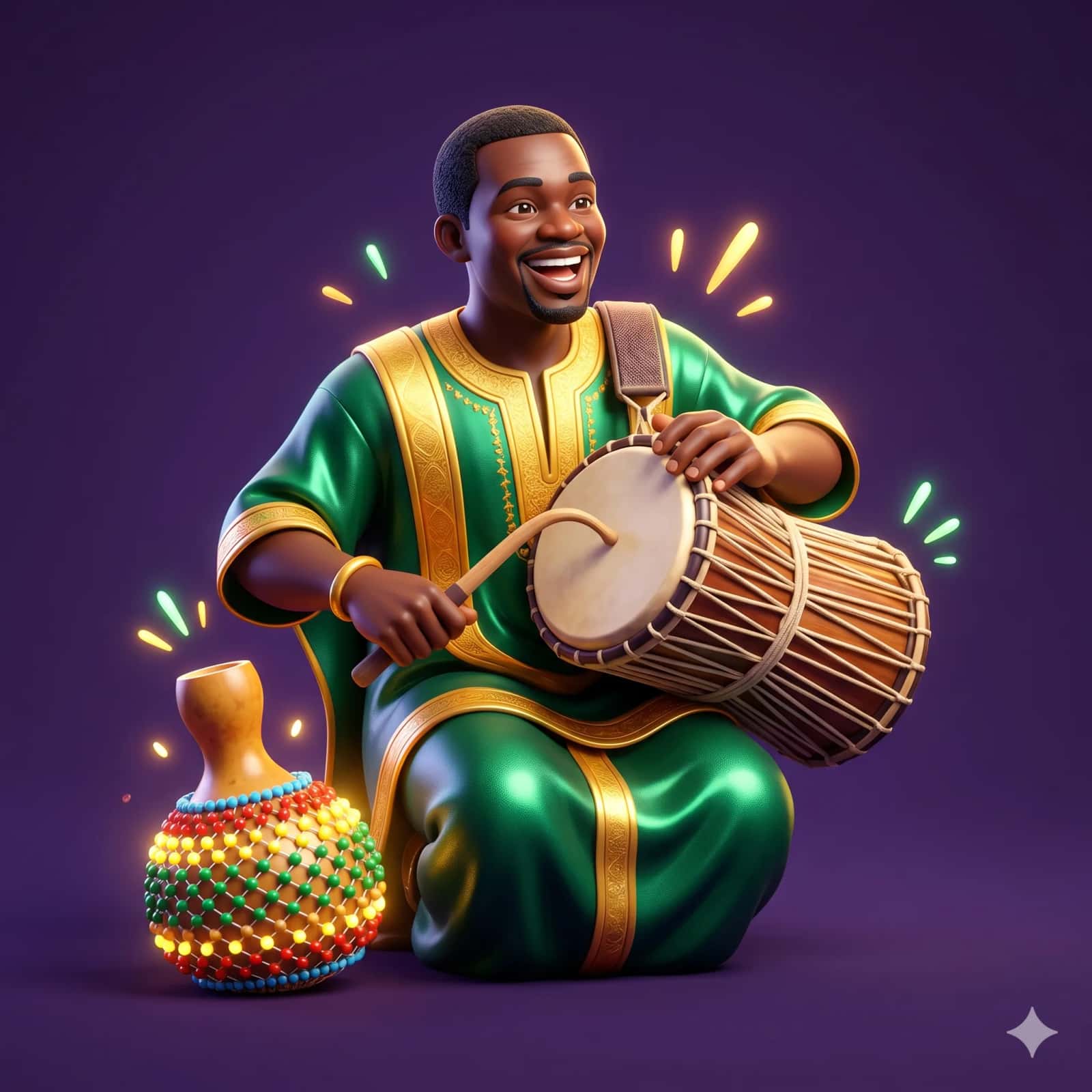 A joyful Nigerian celebration